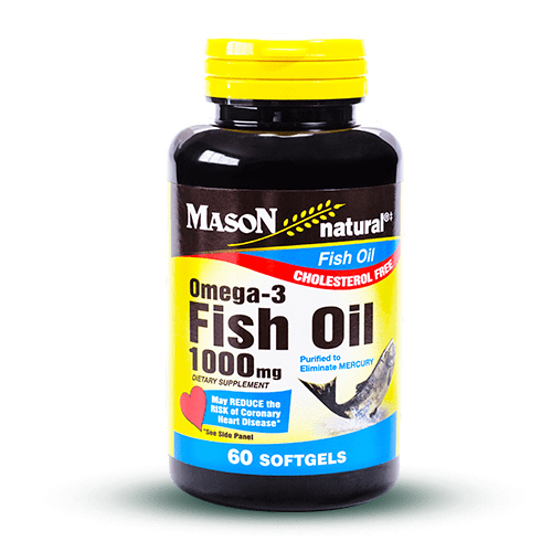 Omega 3 Fish Oil 1000 mg Mason Natural