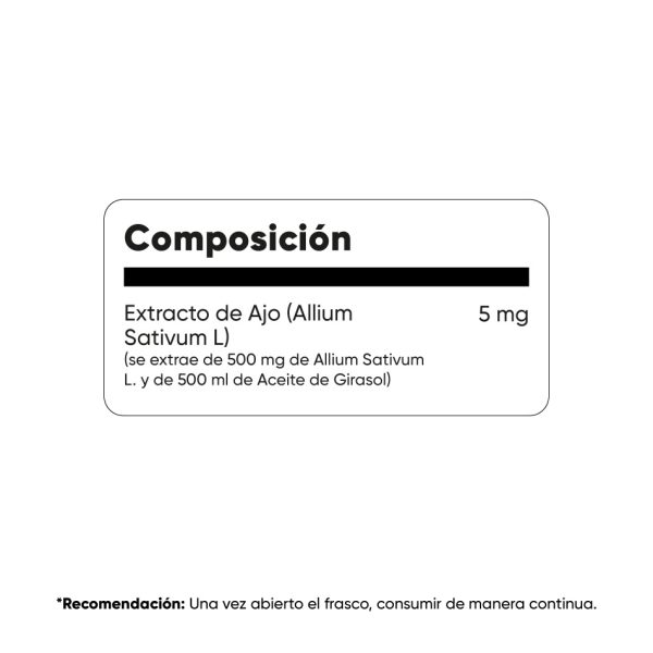 Composición-Garlic-Oil