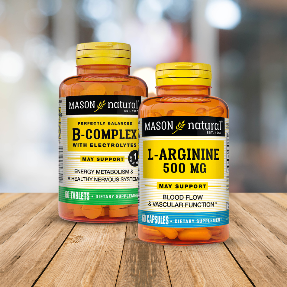 Pack B-Complex With Electrolytes (60 TAB) + L-arginine 500 MG (60 CAP)